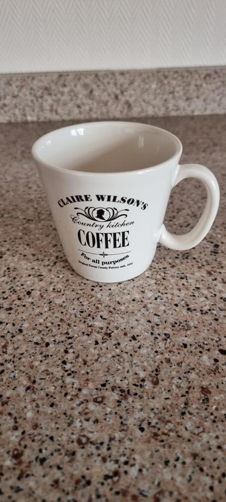 Claire Wilson's Koffiemok - 8cm hoog, 8cm doorsnee, Huis en Inrichting, Ophalen of Verzenden, Gebruikt