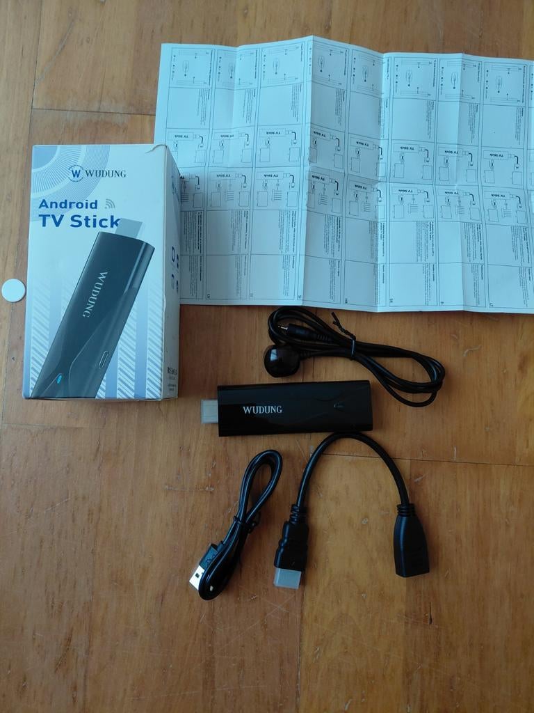 WUDUNG Android TV Stick, Ophalen, Nieuw, HDMI, Zonder harde schijf