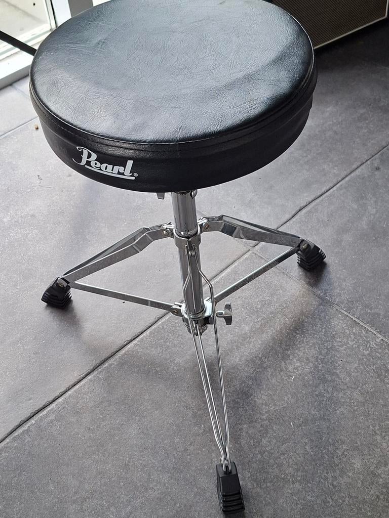 Drum kruk Pearl verstelbaar, Ophalen, Zo goed als nieuw, Drums of Percussie