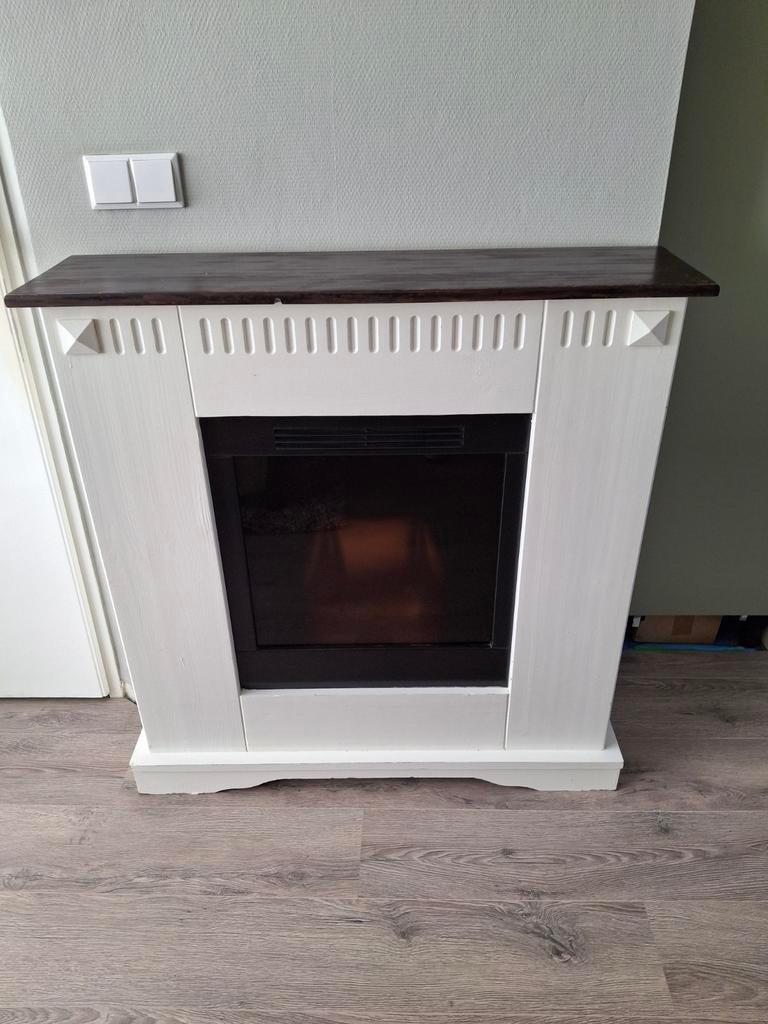 Electrische sfeerhaard., Ophalen of Verzenden, Gebruikt, Vrijstaande haard, Elektrische haard