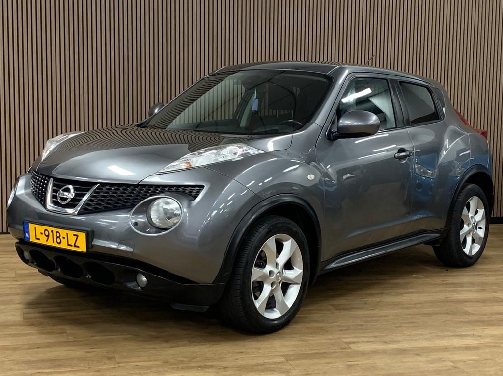 Nissan Juke 1.6 Tekna|Automaat|91000KM|Navigatie|, Euro 5, Stof, Zwart, 4 cilinders