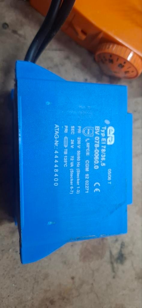ATAG Trafo EI 78/36,5 230V 24V 72VA, Ophalen of Verzenden, Gebruikt, Overige typen