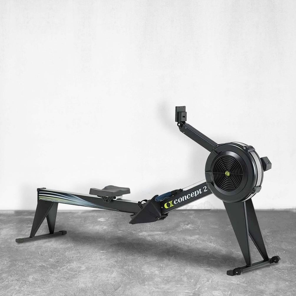 Concept 2 model E / pm5 zwart zeer mooi, Sport en Fitness, Fitnessapparatuur, Ophalen, Zo goed als nieuw