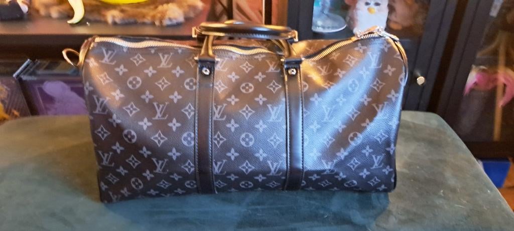 Louis Vuitton Keepall 45, 40 tot 60 cm, 30 cm of meer, Zwart, Minder dan 35 cm