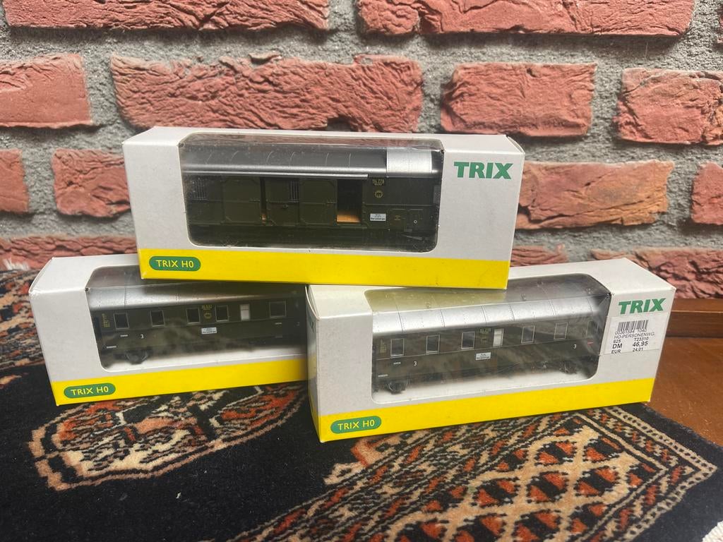 Trix set donderbussen, DRG, tijdperk 2, Gelijkstroom, Trix, Ophalen of Verzenden, Nieuw