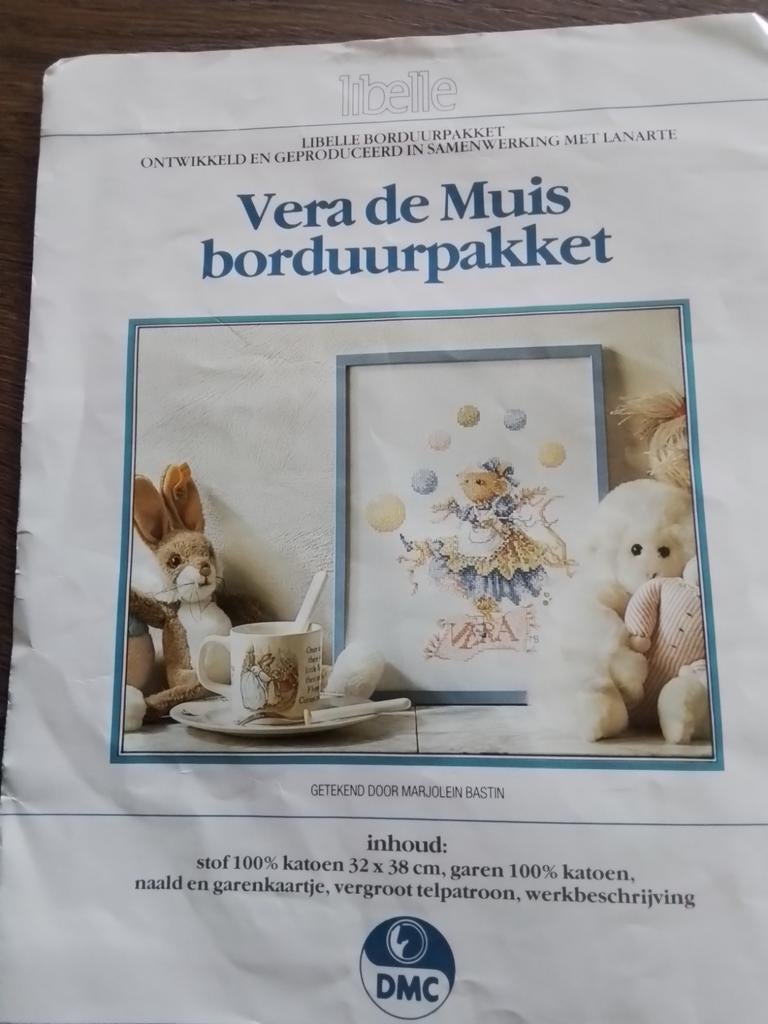 Borduurpatroon vera de muis, Ophalen of Verzenden, Zo goed als nieuw, Handborduren, Patroon