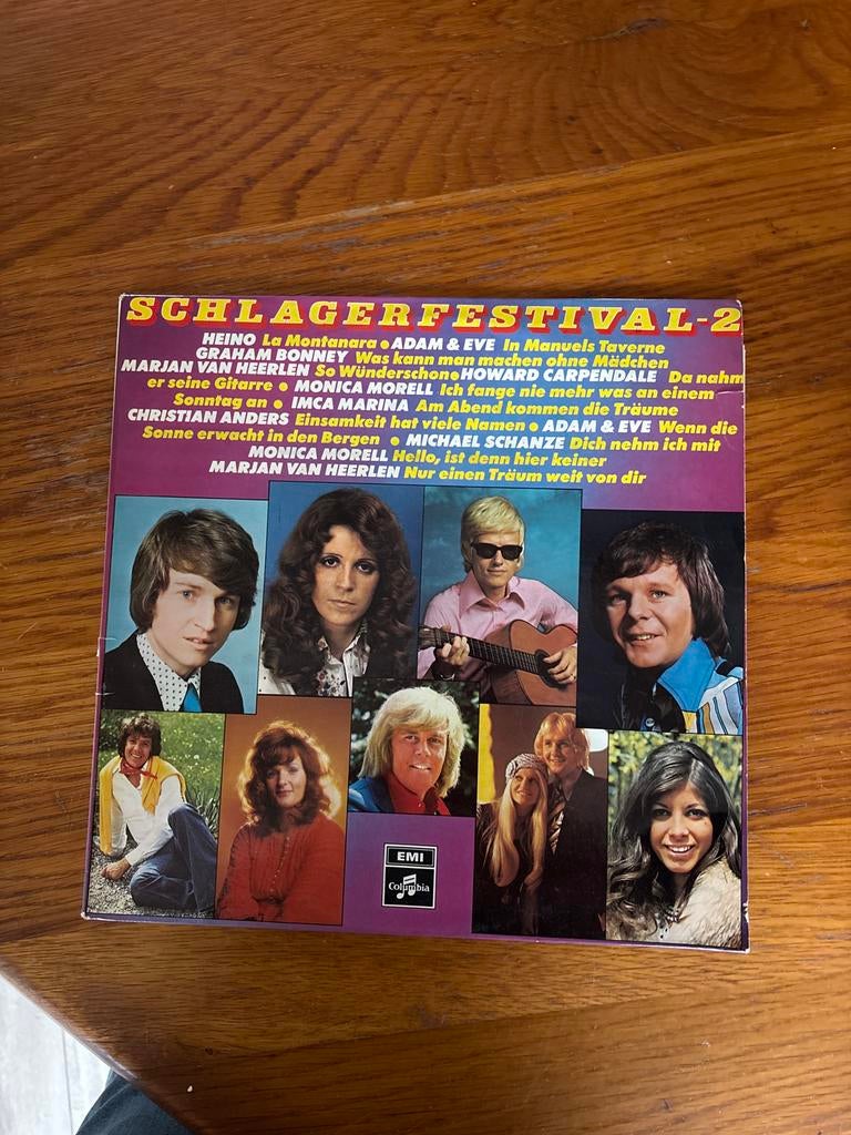 Schlagerfestival 2 LP, Ophalen of Verzenden, Zo goed als nieuw, 12 inch, Pop