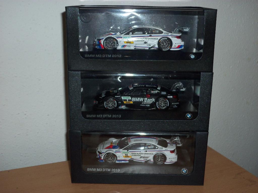 Minichamps BMW M3 DTM Modellautos 2012-13 M 1:43, Verzenden, Zo goed als nieuw, Auto, MiniChamps