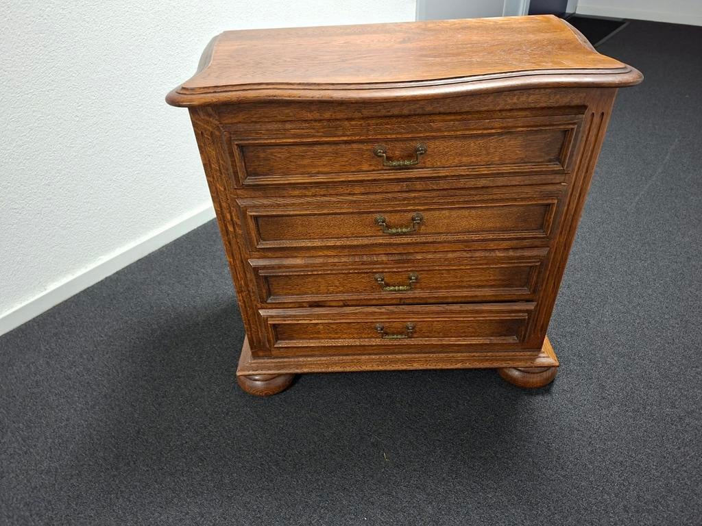 Eikenhouten kastje, MOET WEG, Ophalen, Minder dan 50 cm, Gebruikt, Klassiek