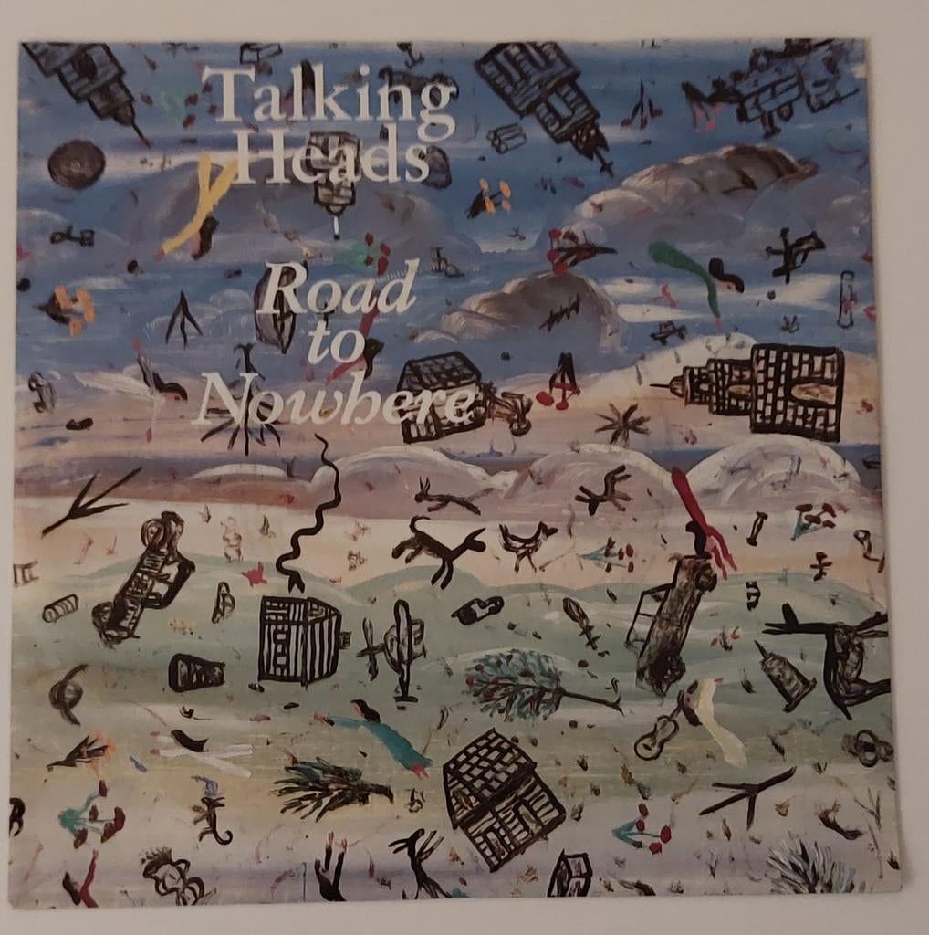 Single Talking heads Road to nowhere, Ophalen of Verzenden, Gebruikt, Overige formaten