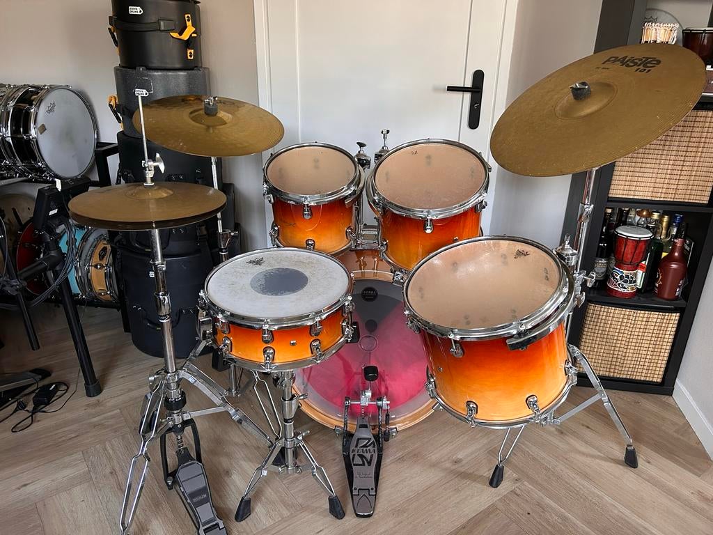 Basix Drumstel - Beginnersset met Stokken & Dempers, Muziek en Instrumenten, Ophalen, Gebruikt, Overige merken