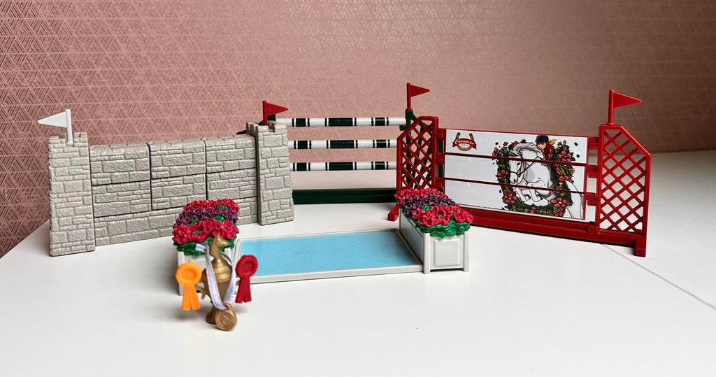 Schleich hindernissen set, Ophalen of Verzenden, Zo goed als nieuw