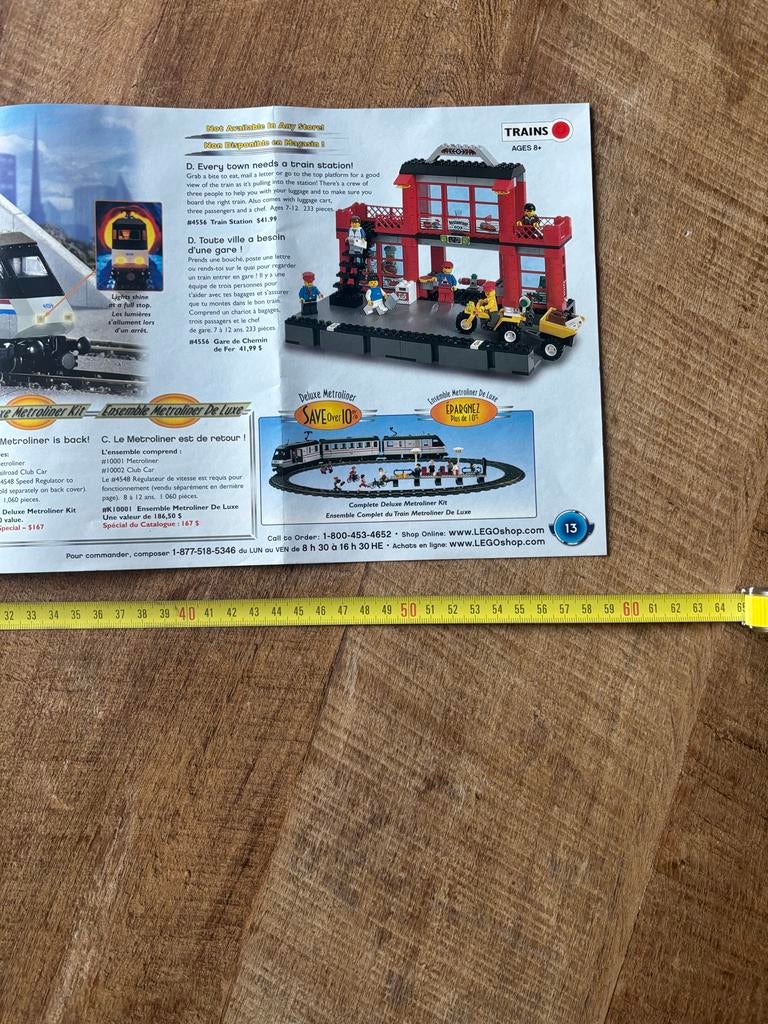 Lego Catalogus - Treinen en Santa Fe €9,95, Kinderen en Baby's, Speelgoed | Duplo en Lego, Verzenden, Gebruikt