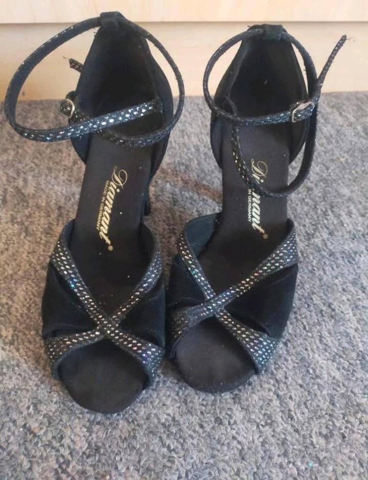 Diamant Dansschoenen - Salsa Bachata Kizomba - Maat 38, Kleding | Dames, Schoenen, Gedragen, Dansschoenen, Zwart, Ophalen of Verzenden