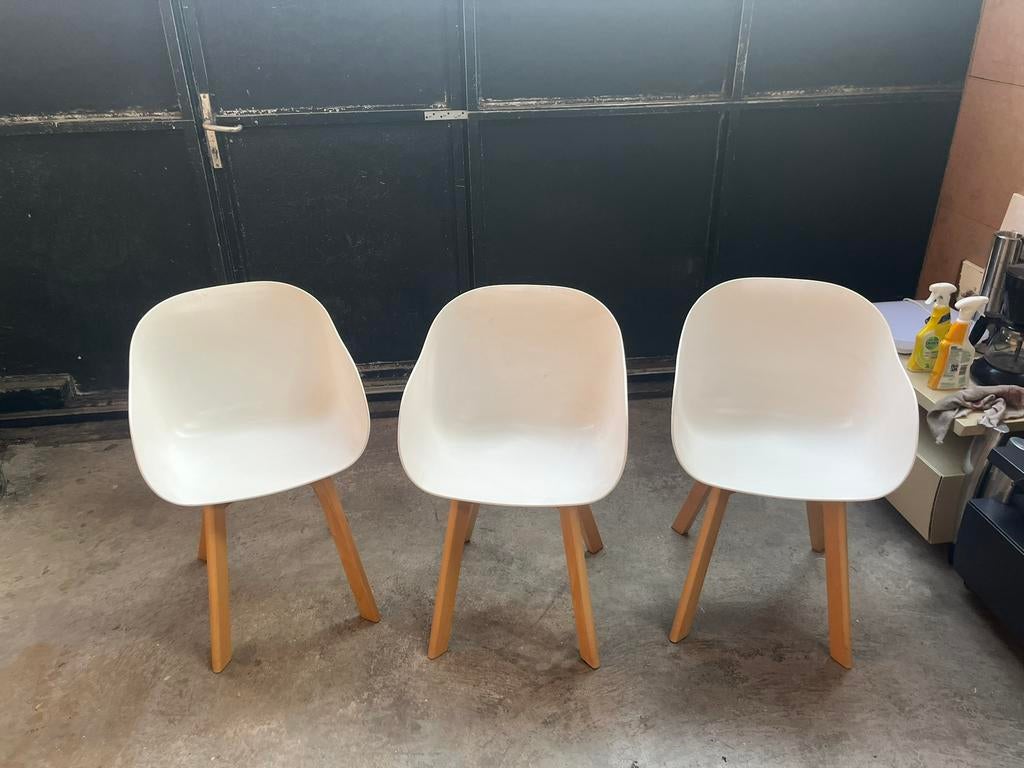 Kuip stoelen, Ophalen, Zo goed als nieuw, Wit