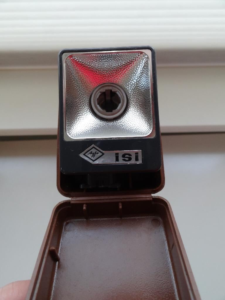 A712 Agfa ISI Flitser / Flitslamp met X Contact, Ophalen of Verzenden, Gebruikt, Overige merken