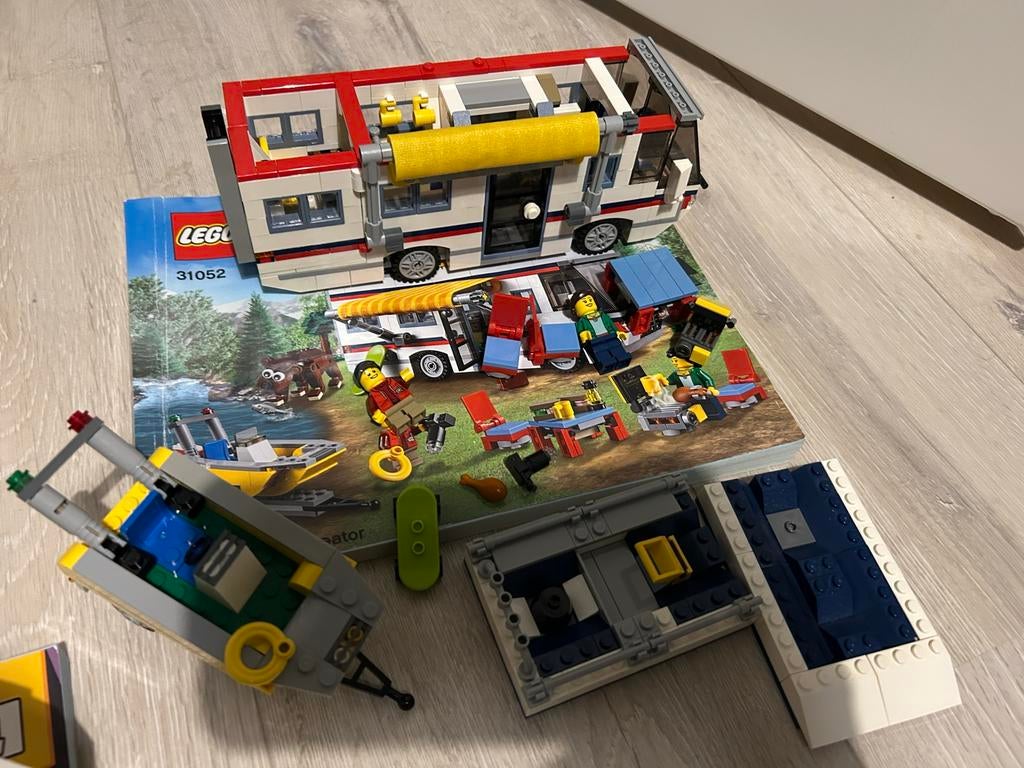 Lego 31052 vakantieplekjes, Ophalen of Verzenden, Zo goed als nieuw, Complete set, Lego