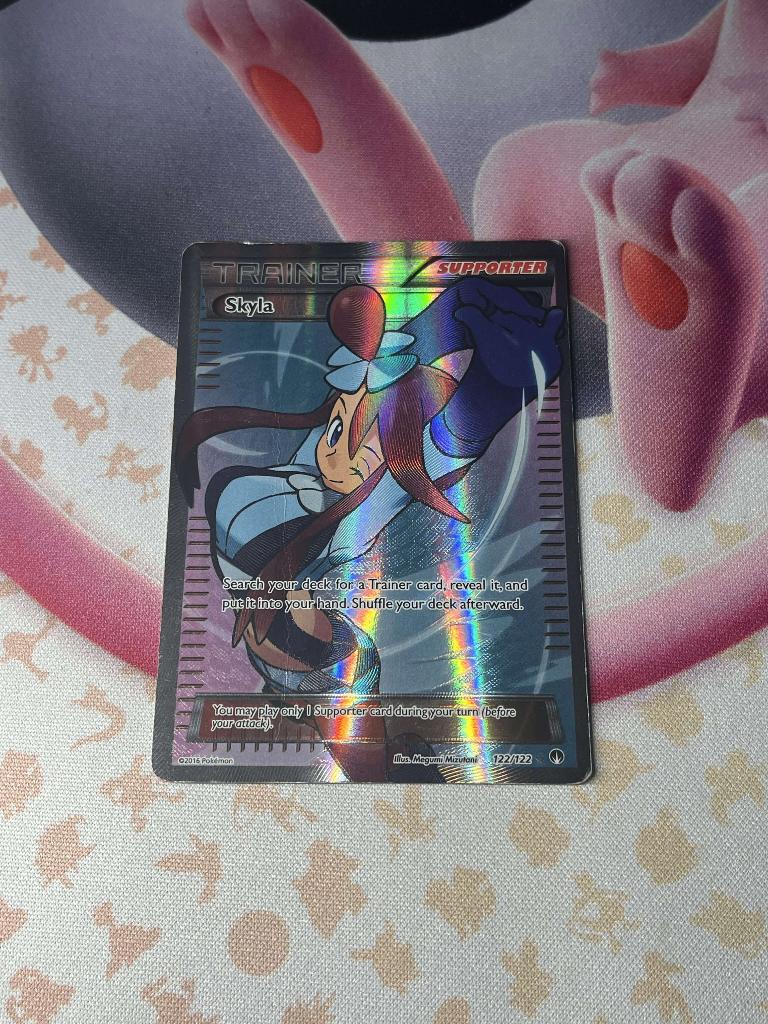 Skyla (BKP 122), Ophalen of Verzenden, Zo goed als nieuw, Losse kaart, Foil