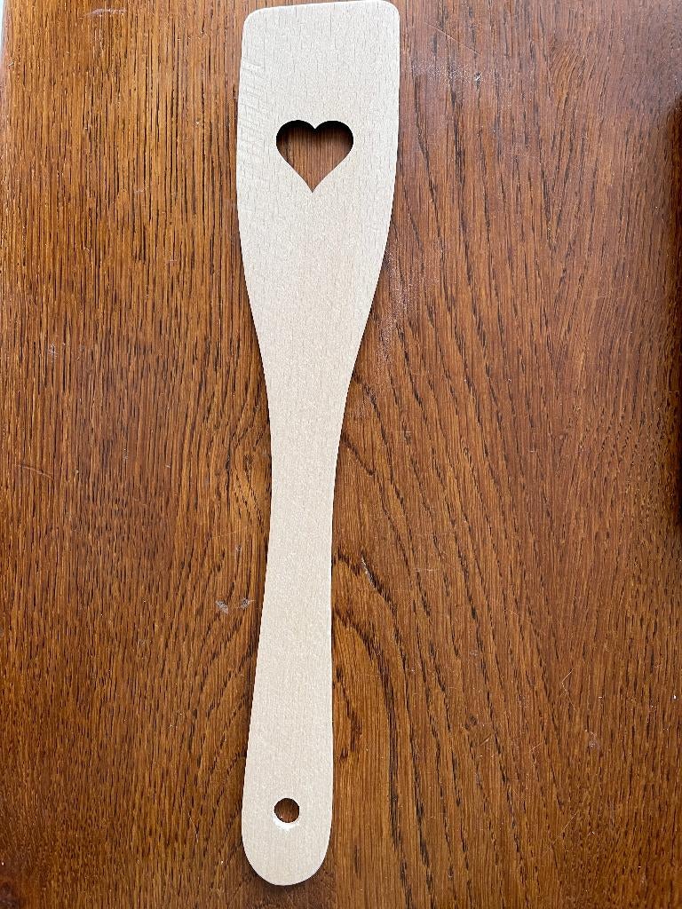 Spatel van Hout met 'Hartje' Merk: "Becel" Nieuw, Verzamelen, Ophalen of Verzenden, Nieuw, Reclamebord