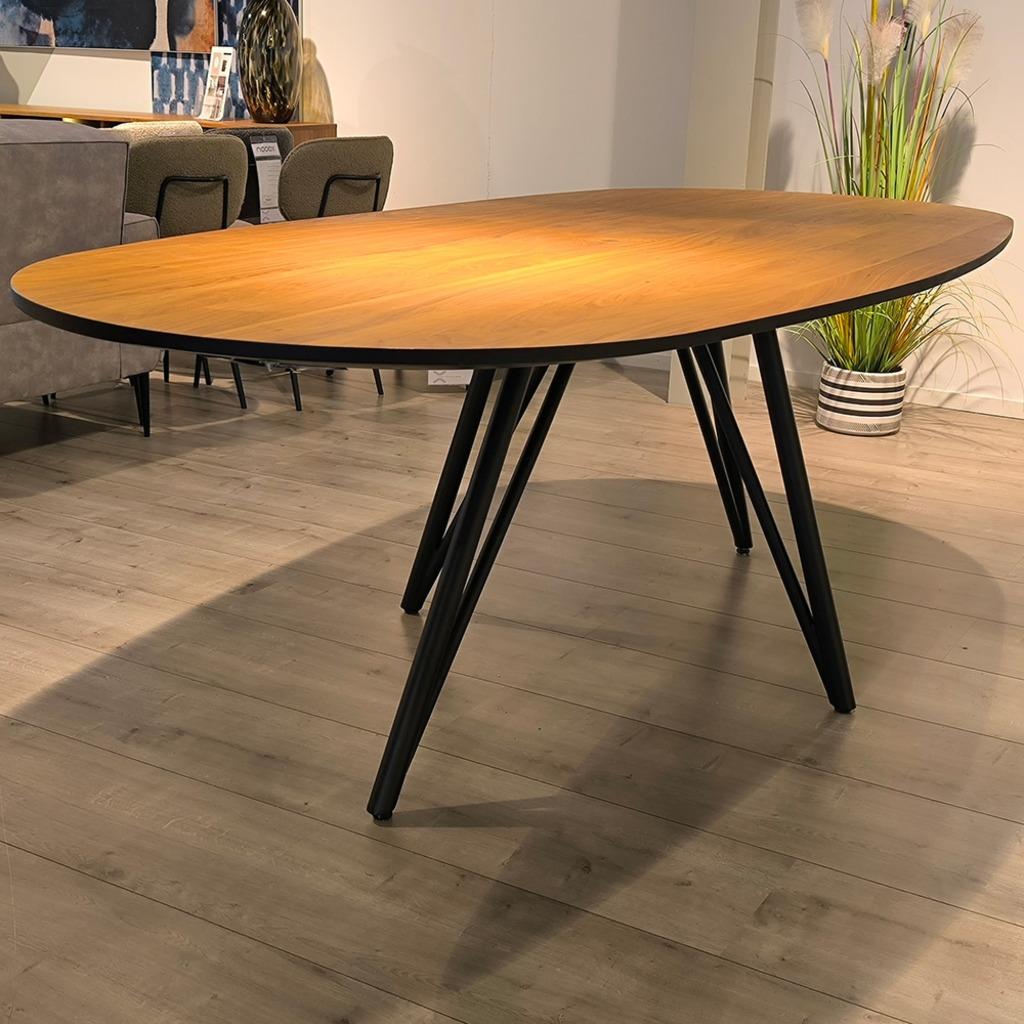 Xooon Eetkamertafel Torano 240x110 Cm Organisch, 100 tot 150 cm, Vijf personen of meer, Overige vormen, Modern, Landelijk