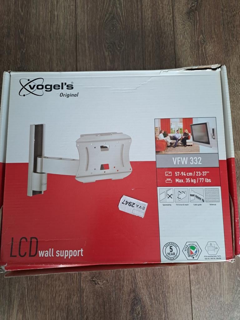 Vogel's VWF 332 TV Muurbeugel - Steun, Audio, Tv en Foto, Televisiebeugels, Ophalen, Gebruikt