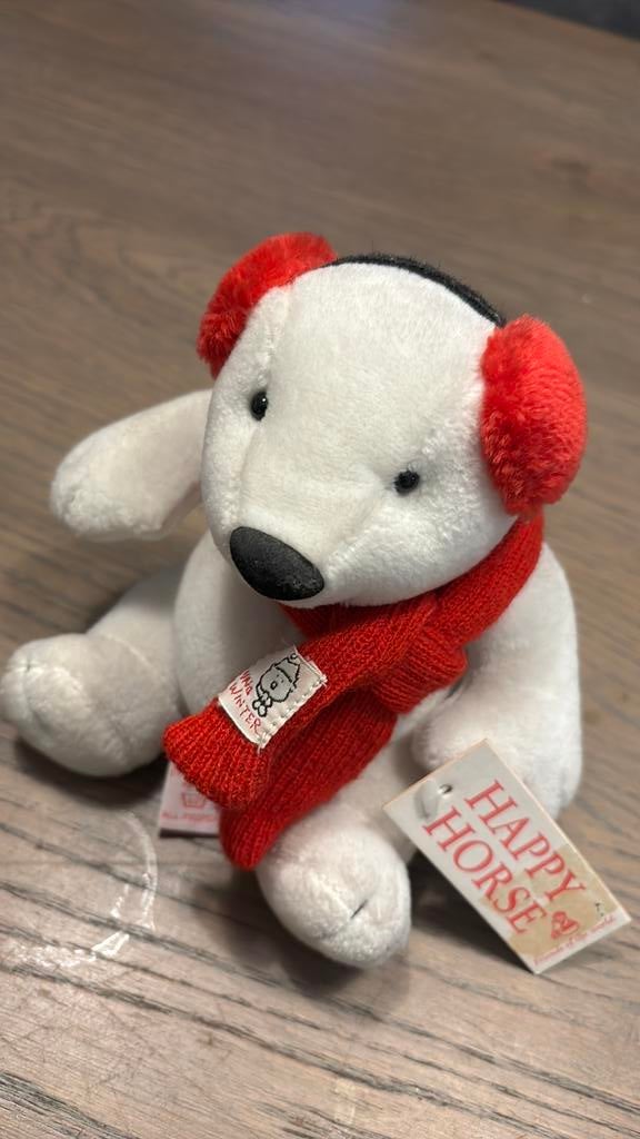 Happy Horse 1996 ijsbeer ijs beer knuffel Mr. Winter, Kinderen en Baby's, Speelgoed | Knuffels en Pluche, Ophalen of Verzenden