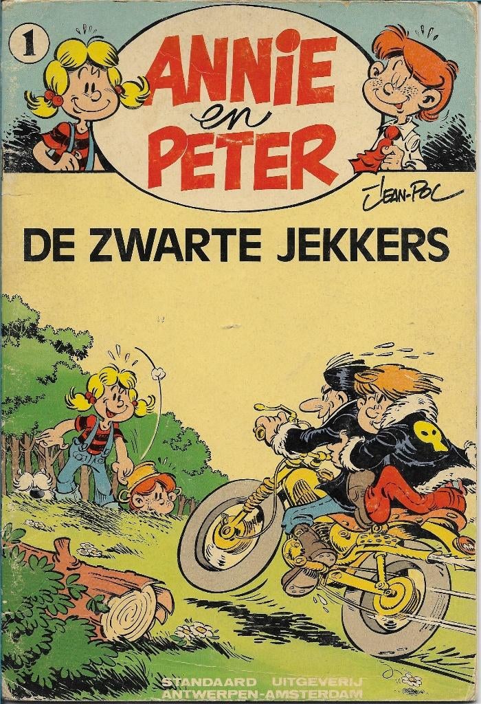 Annie en Peter - De zwarte Jekkers, Boeken, Eén stripboek, Ophalen of Verzenden, Gelezen