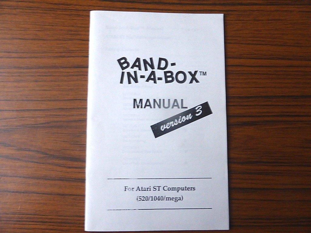 BAND-IN-A-BOX versie 3 - engelstalige handleiding - Atari, Computers en Software, Vintage Computers, Ophalen of Verzenden, Atari