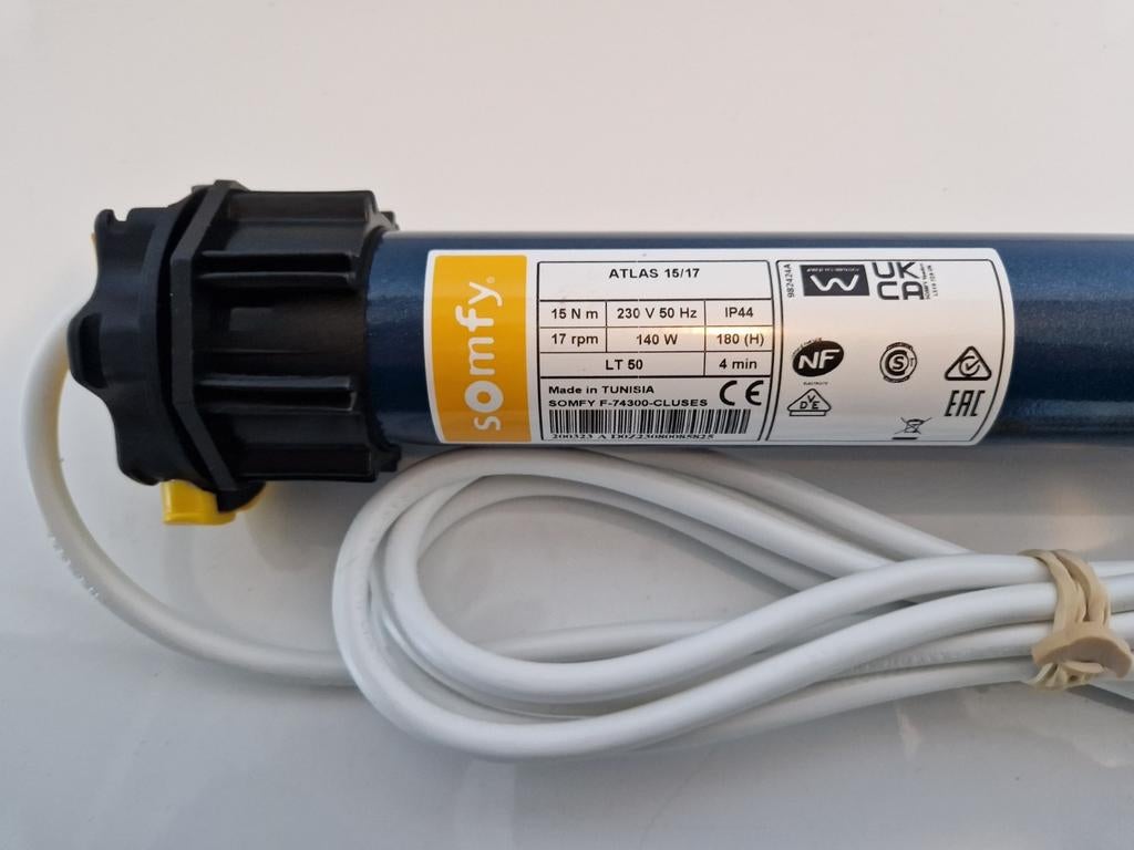 NIEUW SOMFY ATLAS  LT 50 15/17 en 10/17 roluik/screens/, Doe-het-zelf en Verbouw, Rolluiken, Nieuw, Ophalen of Verzenden