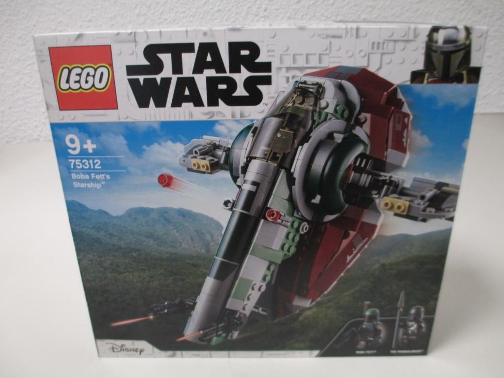 Lego 75312 Star Wars Boba Fett's Starship, Ophalen of Verzenden, Nieuw, Complete set, Lego
