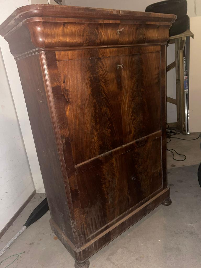 Antieke secretair kast 19e eeuw, Antiek en Kunst, Antiek | Meubels | Kasten, Ophalen