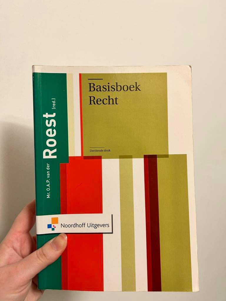 ZGAN Basisboek Recht, Boeken, Ophalen of Verzenden, Zo goed als nieuw, HBO