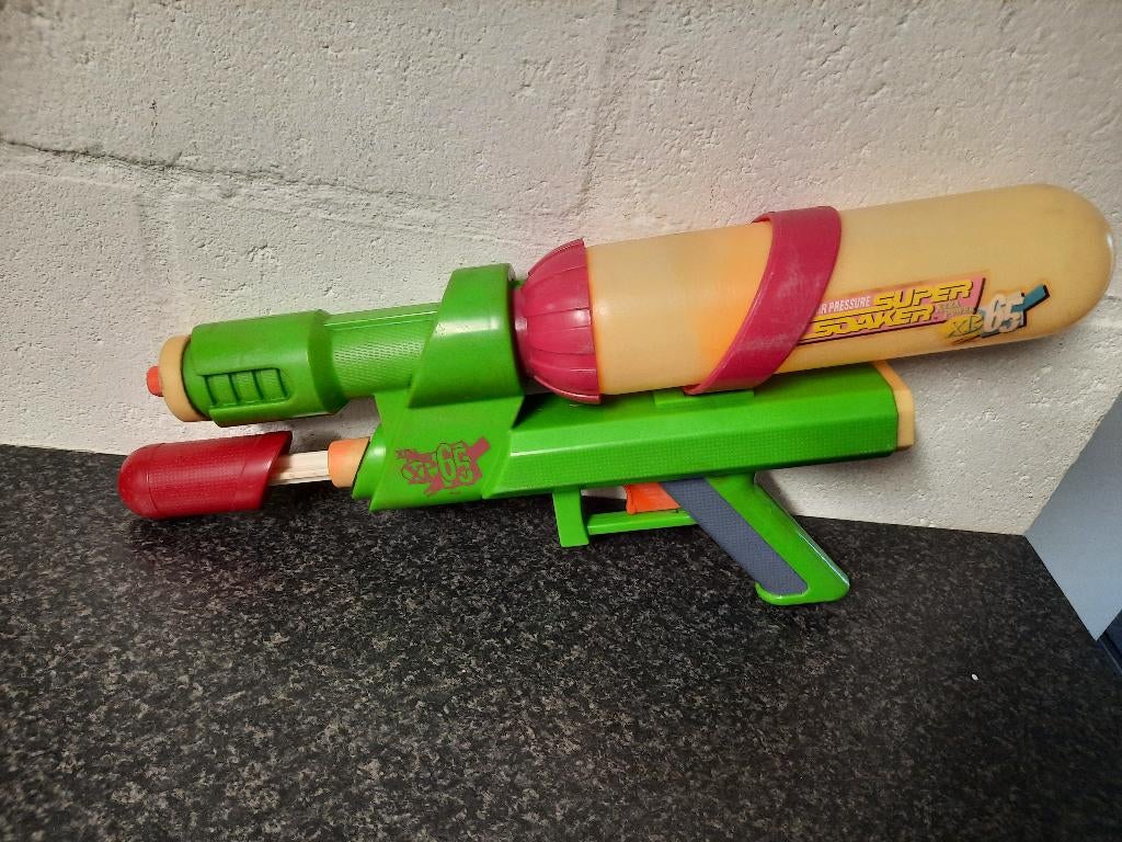 Vintage Larami original Super Soaker waterpistool uit 1995, Ophalen of Verzenden, Gebruikt