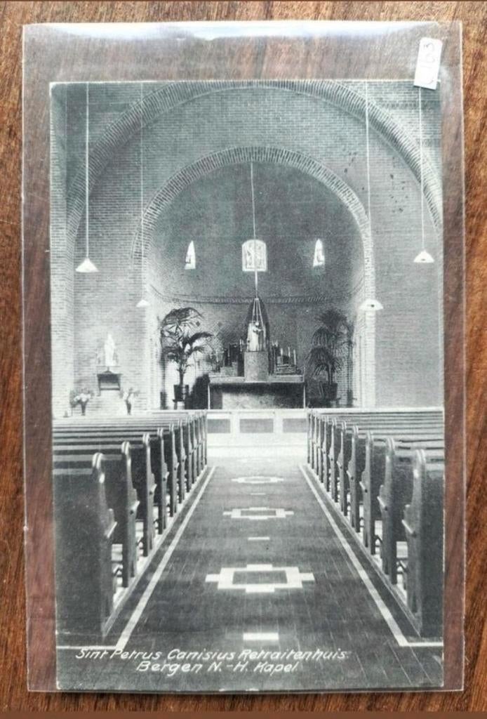 Bergen N.H. - Sint Petrus Canisius Retraitenhuis Kapel 1928, Ophalen of Verzenden, 1920 tot 1940, Gelopen, Noord-Holland