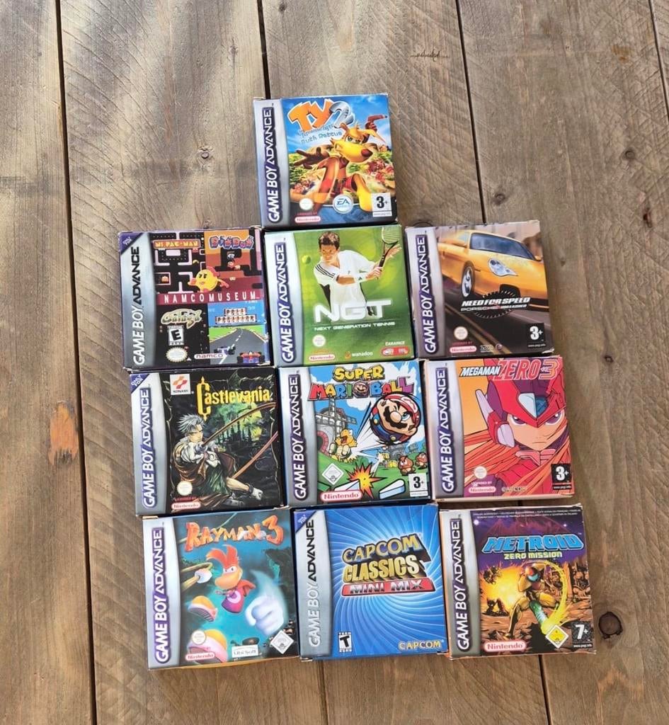 Gameboy Advance Complete Games CIB - Collectie, Spelcomputers en Games, Games | Nintendo Game Boy, Avontuur en Actie, Gebruikt