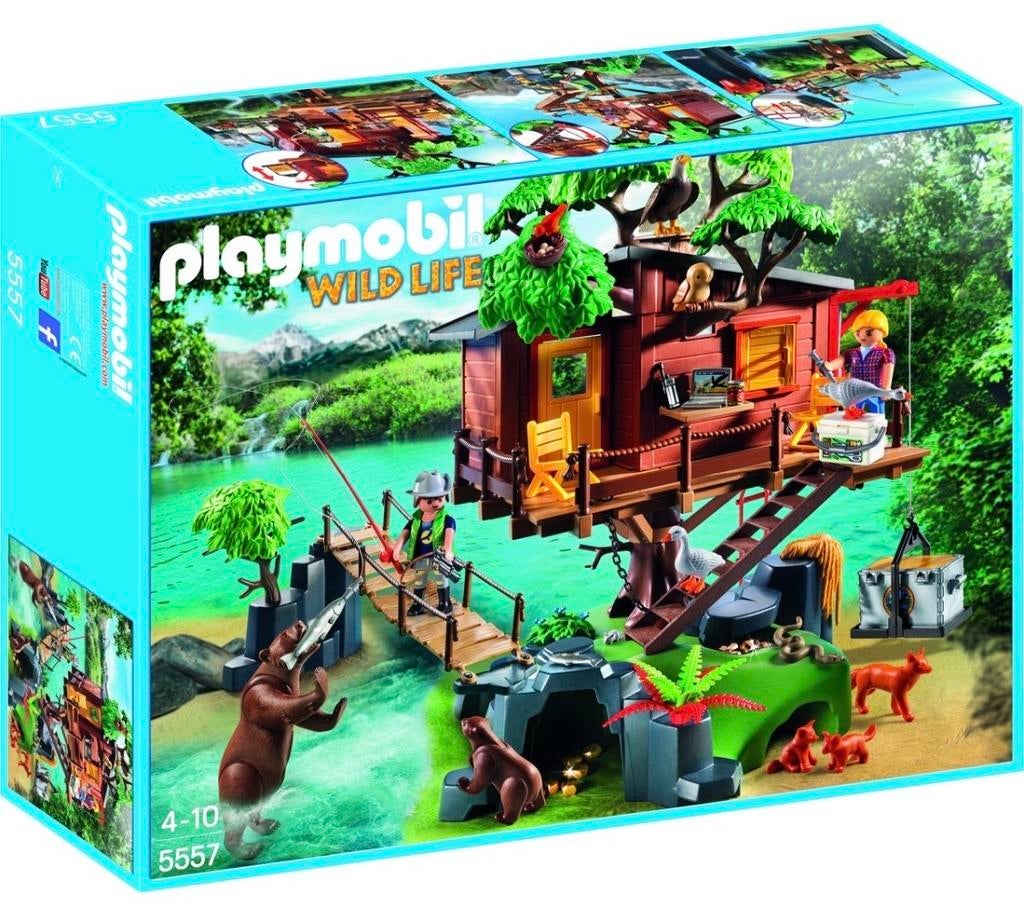 Playmobil 5557 Boomhut (bijna compleet), Kinderen en Baby's, Speelgoed | Playmobil, Ophalen of Verzenden, Zo goed als nieuw, Complete set