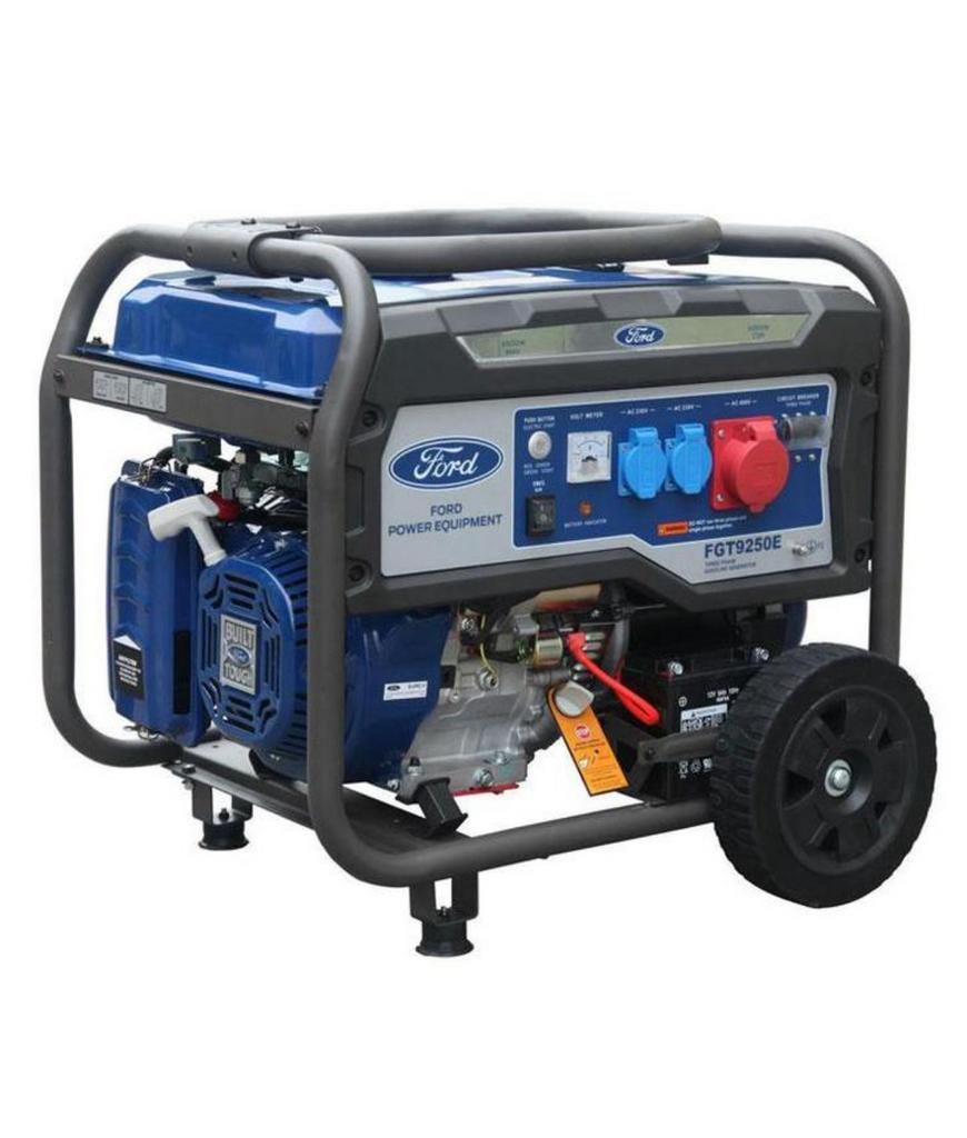 Ford FGT9250E generator, Ophalen, Benzine, Zo goed als nieuw, Geluidgedempt