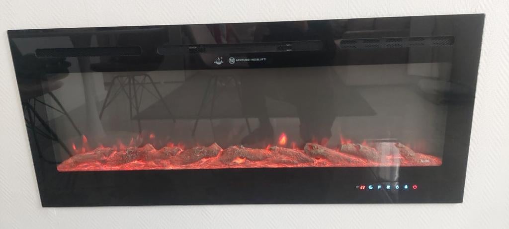 Moderne Elektrische Haard - Nieuwstaat, Ophalen of Verzenden, Zo goed als nieuw, Hangende haard, Elektrische haard