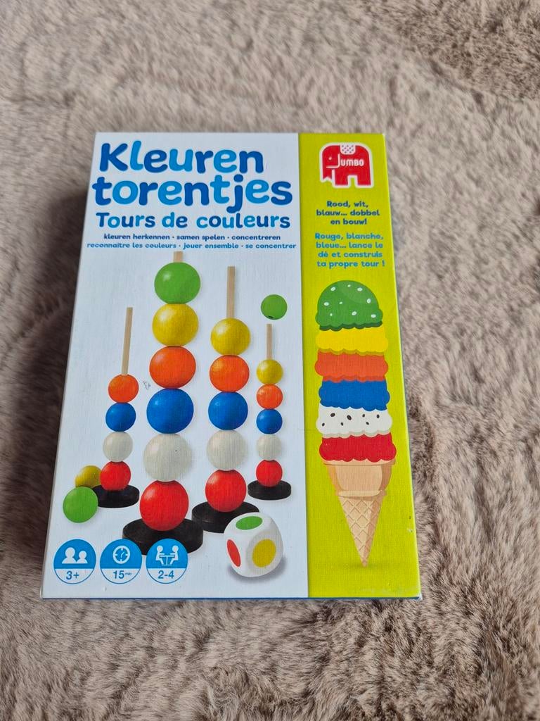 Kleuren torentjes - Jumbo, Jumbo, Ophalen of Verzenden, Zo goed als nieuw, Een of twee spelers