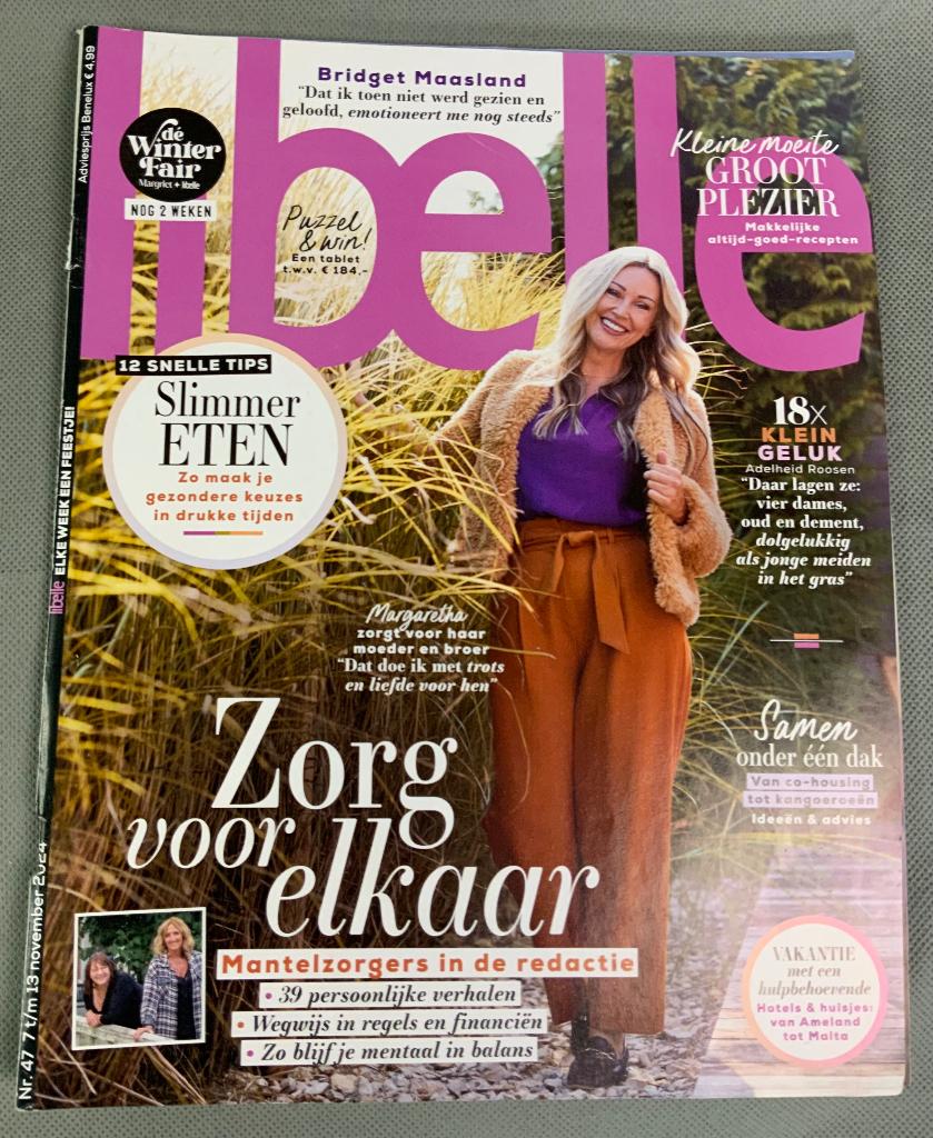 Tijdschrift Libelle nr 47 2023 - Bridget Maasland, Kees Tol, Ophalen of Verzenden, Gelezen, Damesbladen