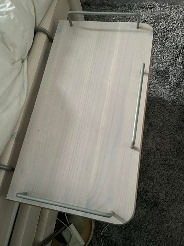 Flexa Bedplank/Nachtkastje - Whitewash, Ophalen of Verzenden, Zo goed als nieuw