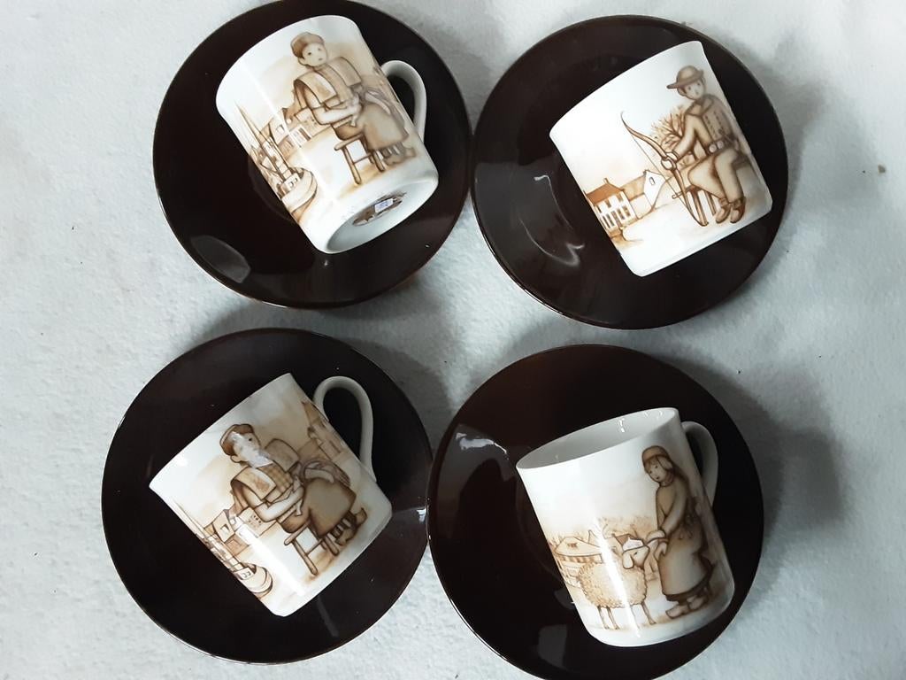 Klederdracht kopjes, Ophalen of Verzenden