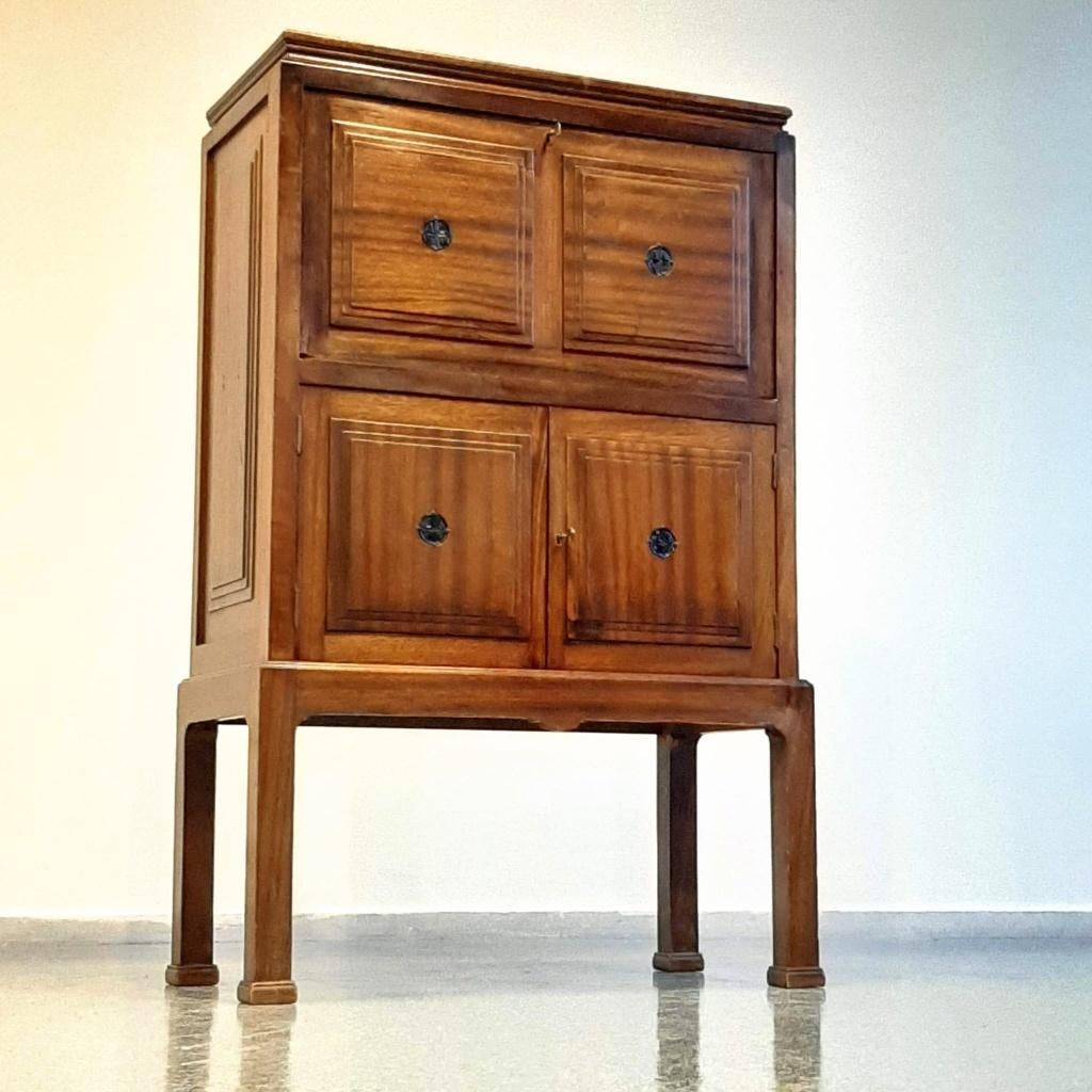 Vintage Pander & Zonen kast met sleutel, 100 tot 150 cm, Ophalen of Verzenden, Minder dan 150 cm, 25 tot 50 cm