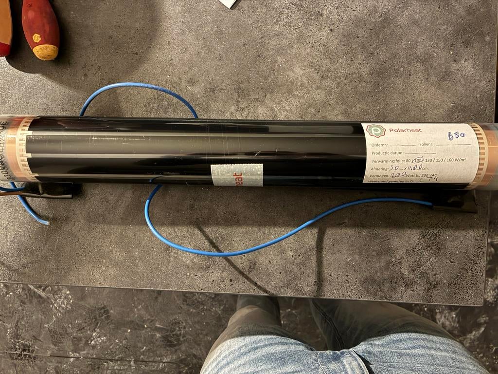 Elektrische Vloerverwarming Folie - 450x50, Ophalen, Minder dan 30 cm, Overige typen, Minder dan 60 cm