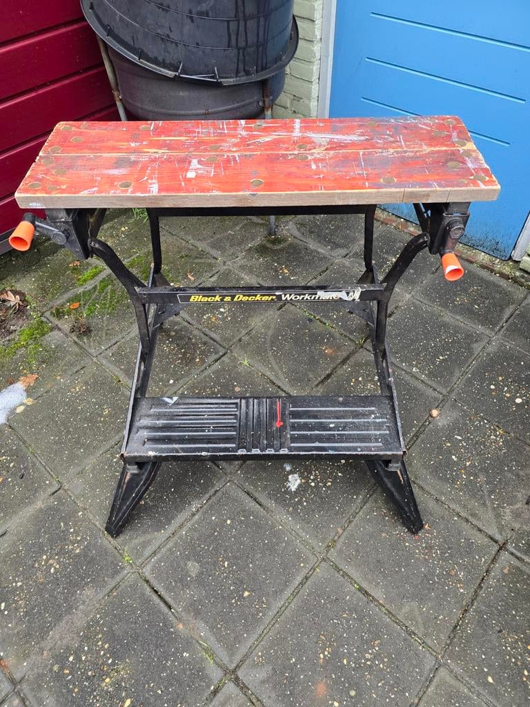 Workmate ( BLACK& DECKER  ), Doe-het-zelf en Verbouw, Werkbanken, Ophalen, Gebruikt, 70 tot 120 cm, Bankschroef
