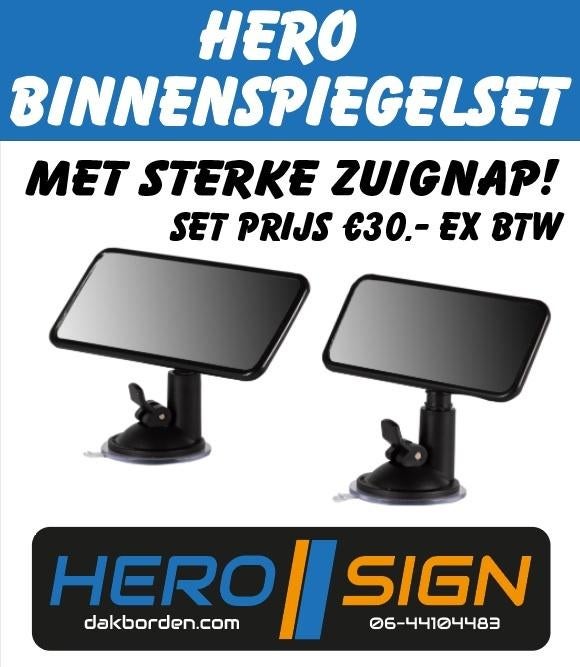 spiegel voor rijschool / rijschool spiegel / rijles spiegel, Ophalen of Verzenden, Nieuw