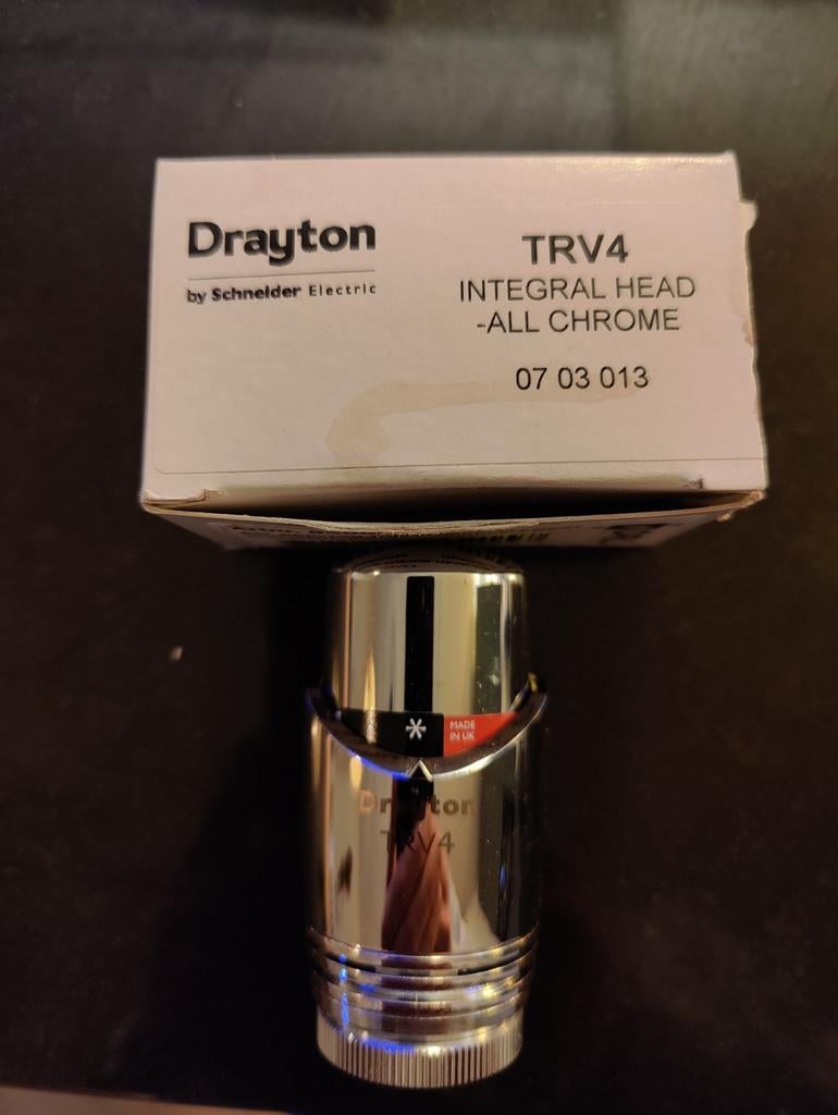 Drayton TRV4 Thermostaatkraan - Nieuwstaat, Doe-het-zelf en Verbouw, Ophalen, Slimme thermostaat, Zo goed als nieuw