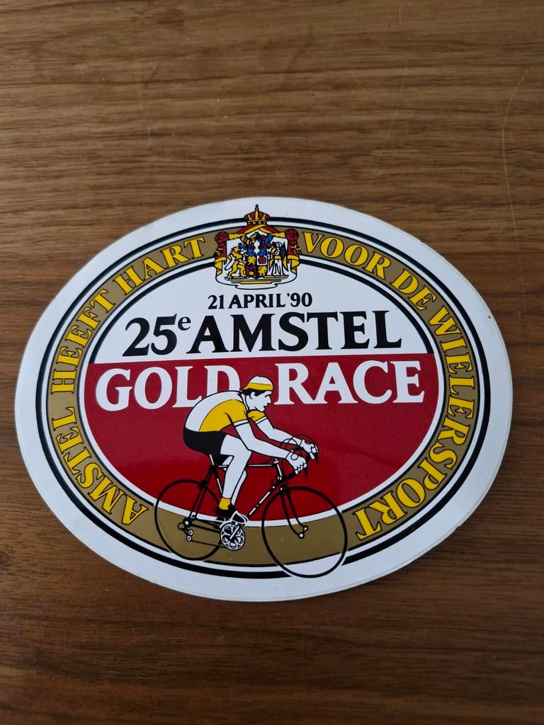 G 098 Amstel Gold Race Sticker  21 April 1990, Ophalen of Verzenden, Zo goed als nieuw, Ajax, Poster, Plaatje of Sticker