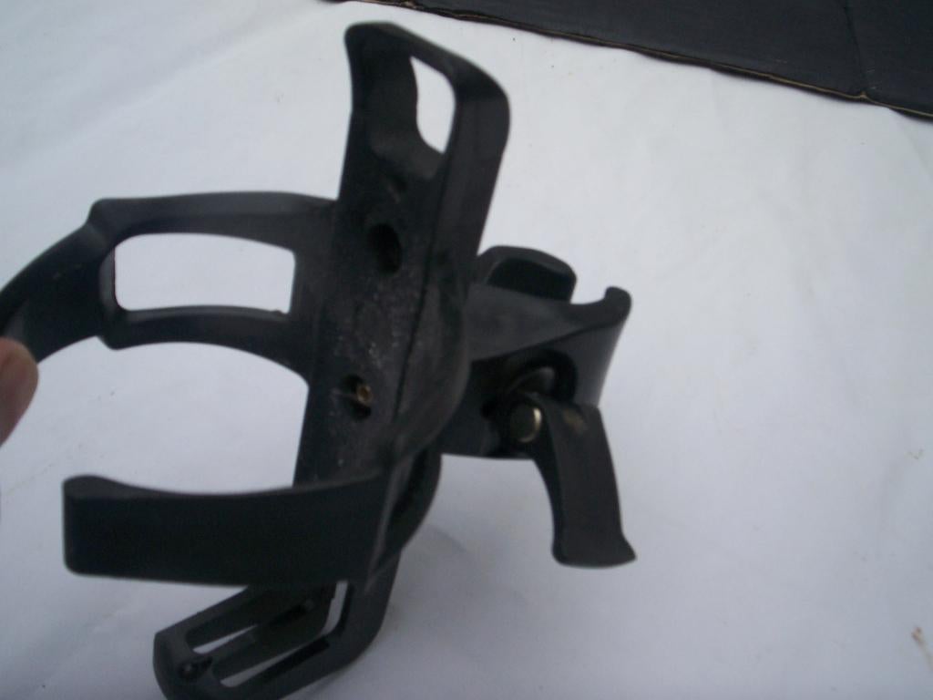 1x BIDONHOUDER kunststof Beto zwart +Klem  1 Drankfleshouder, Ophalen of Verzenden, Zo goed als nieuw