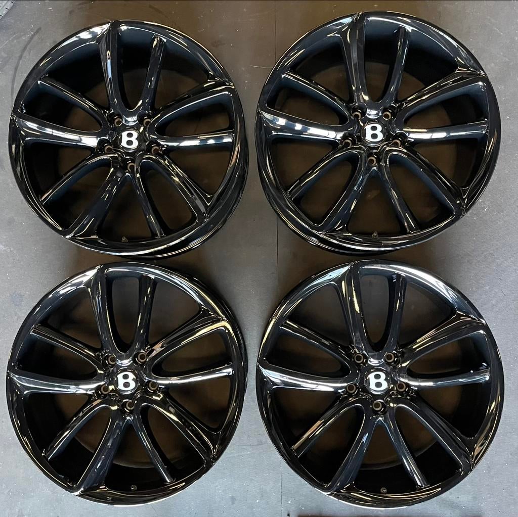 Originele 22 inch Bentley Continental GT GTC velgen, Verenigd Koninkrijk, Gebruikt, Velg(en), Info@bentley.com